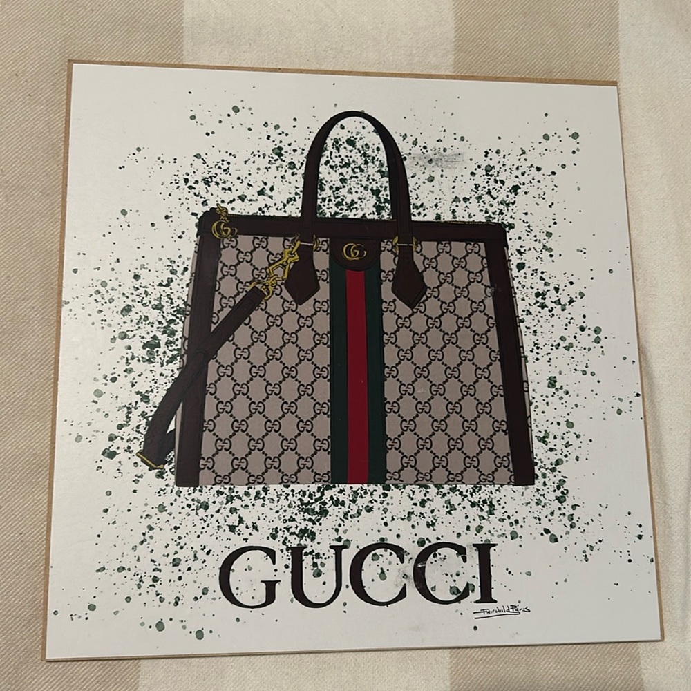 Gucci wall art